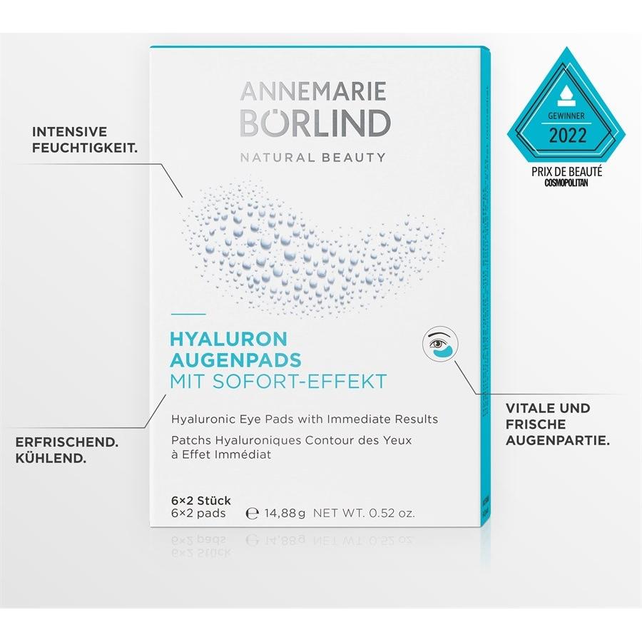 AUGE & LIPPE Hyaluron Augenpads mit Sofort-Effekt von ANNEMARIE BÖRLIND Clearance-Verkauf