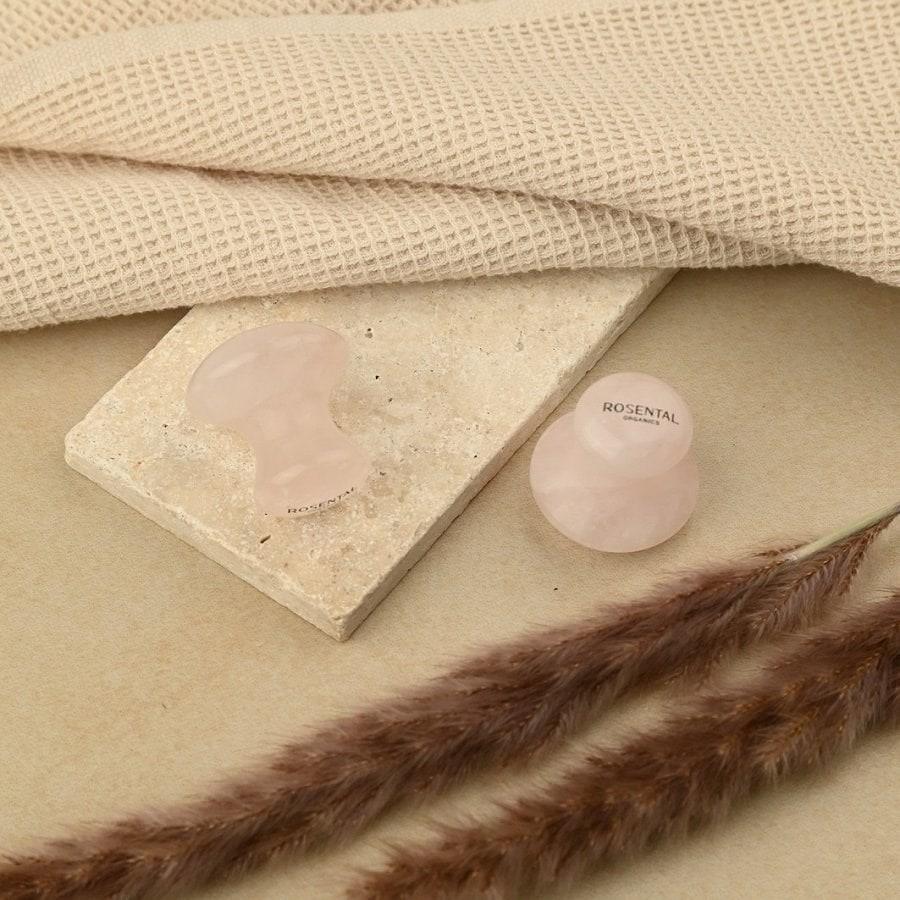 Massage Tools Eye Flowies Rose Quartz for Natural Lifting von Rosental Organics Günstiger Verkauf