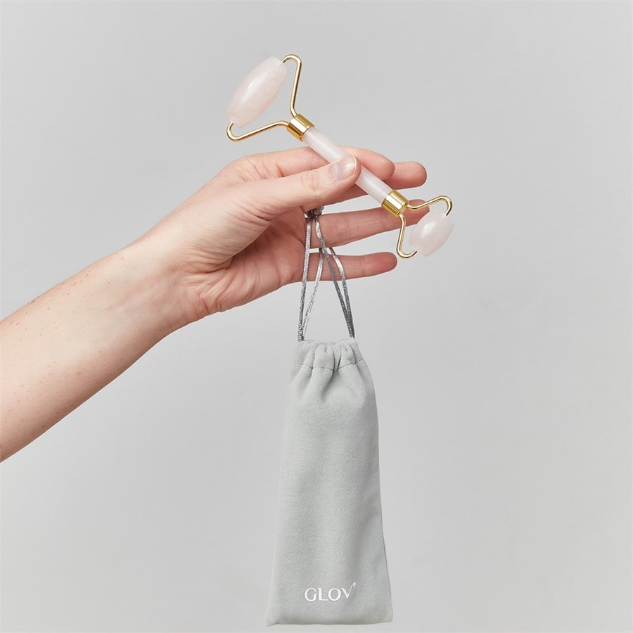 GLOV Facial Roller Pink Quartz Limitierter Zeitrabatt