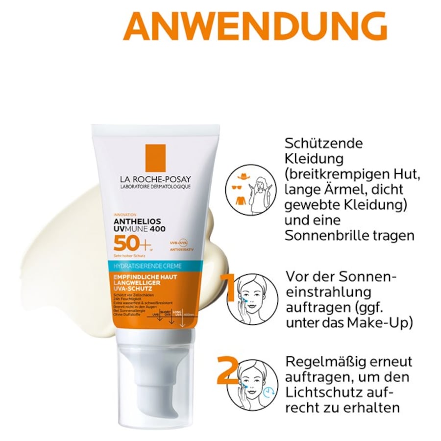 La Roche Posay Anthelios Hydratisie Cream UVMune LSF 50+ 50% Rabatt für begrenzte Zeit