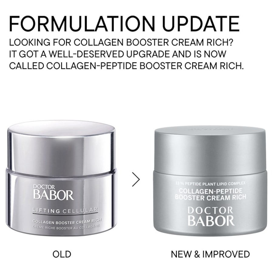 Lifting Collagen-Peptide Booster Cream Rich von BABOR Zeitlich begrenztes Angebot