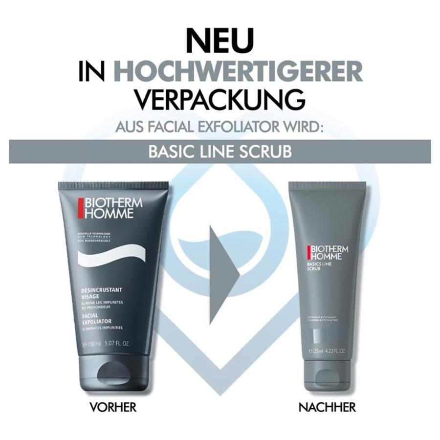 Basics Line Facial Scrub von Biotherm Homme Kostenlose Rückgabe