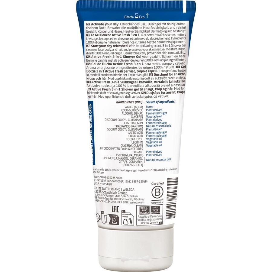 Duschgel For Men Active Fresh 3in1 Shower Gel von Weleda Black Friday Preise