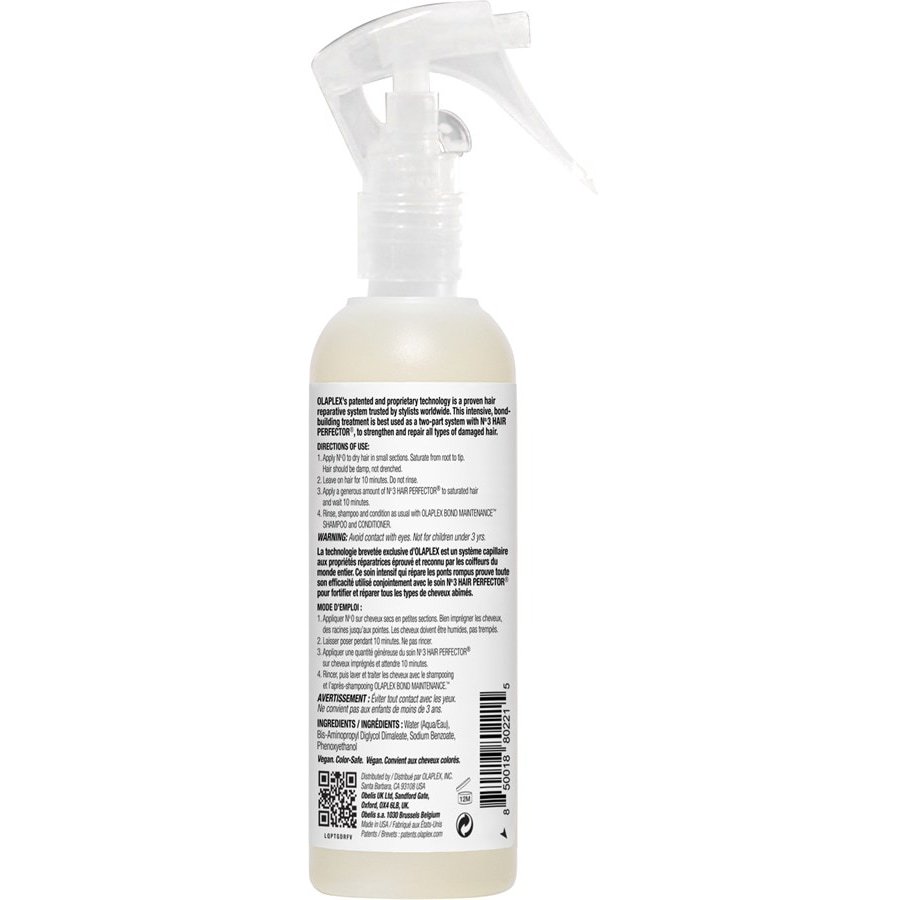 Aufbau N°0 Intensive Bond Building Hair Treatment von Olaplex Bis zu 50% Rabatt