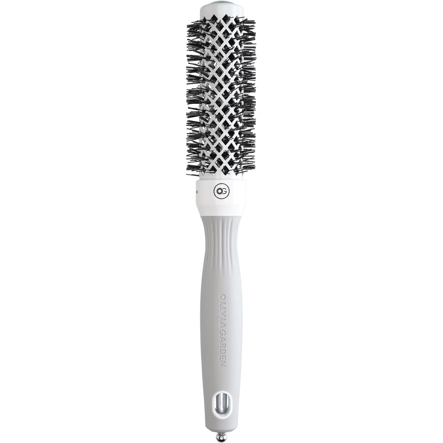 Blowout Expert Blowout Shine Rundbürste Keramikbeschichtet ionisierte Nylonborsten von Olivia Garden Im Verkauf