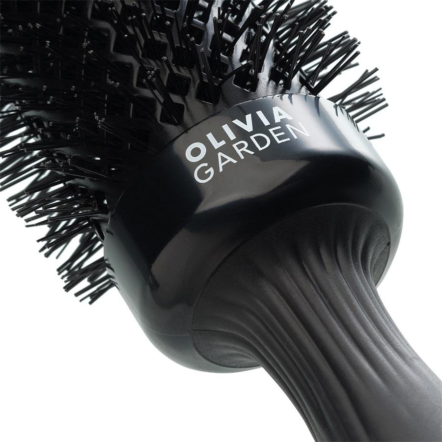 Blowout Expert Blowout Shine Rundbürste Black Label Mit gewellten Borsten von Olivia Garden Angebote