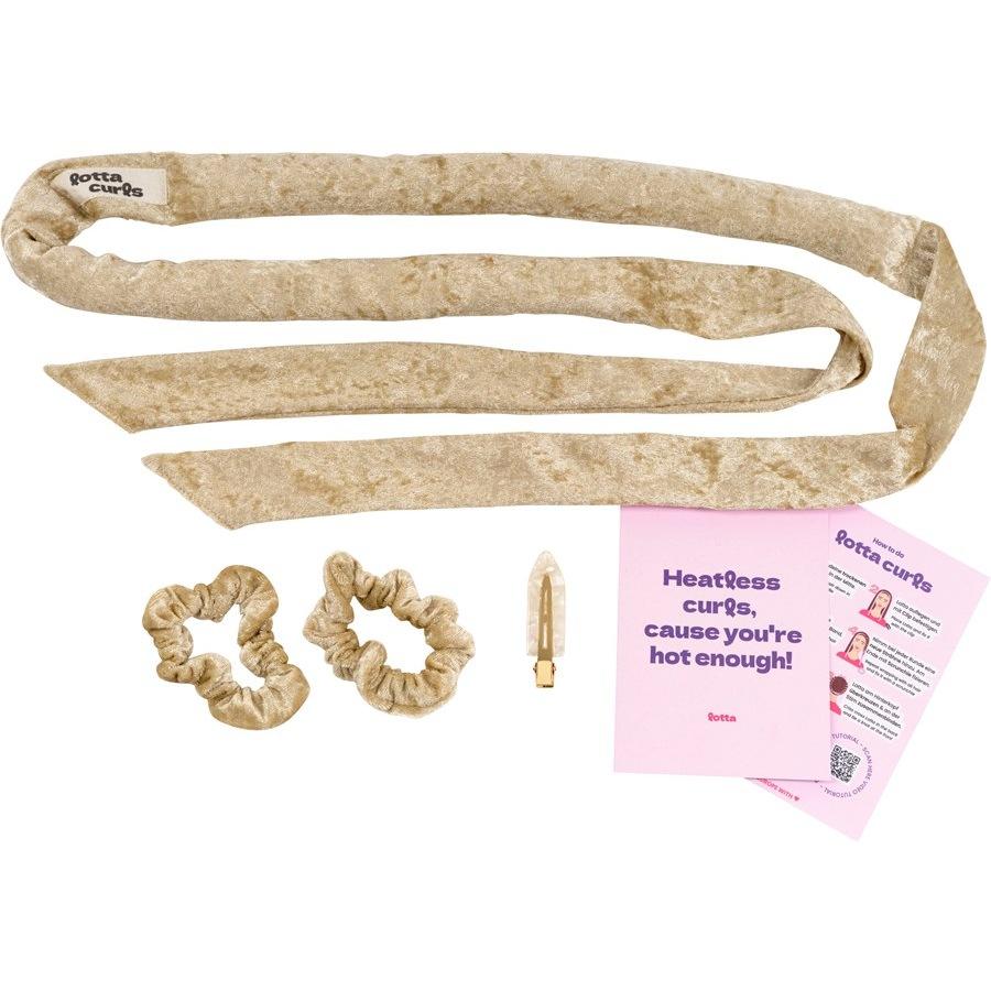 Original Velvet Lockenband Shiny Beige von Lotta Curls ❤️ Online kaufen Flash Sale