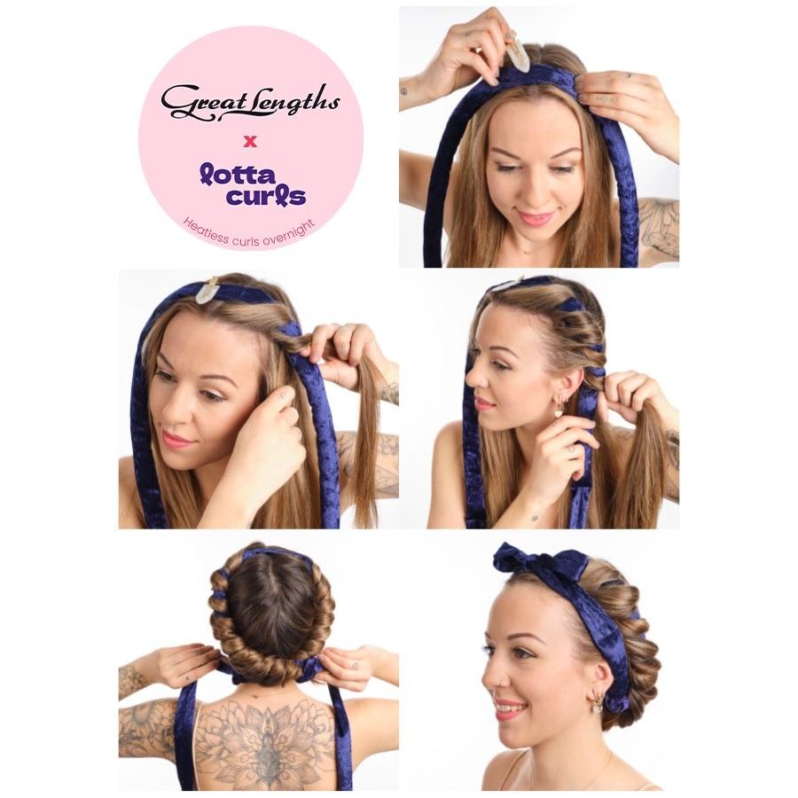 Original Velvet Lockenband Shiny Beige von Lotta Curls ❤️ Online kaufen Flash Sale