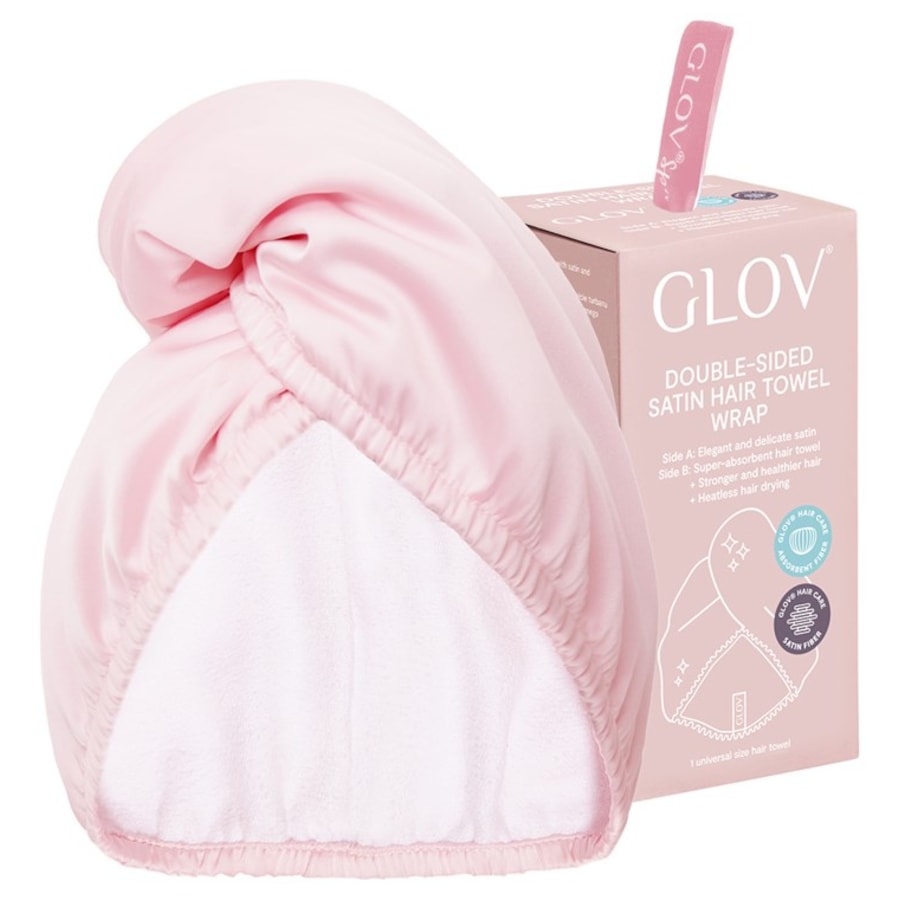 Doppelseitiger Satin-Mikrofaser Haarturban Hair Wrap Satin von GLOV Vatertagsangebot