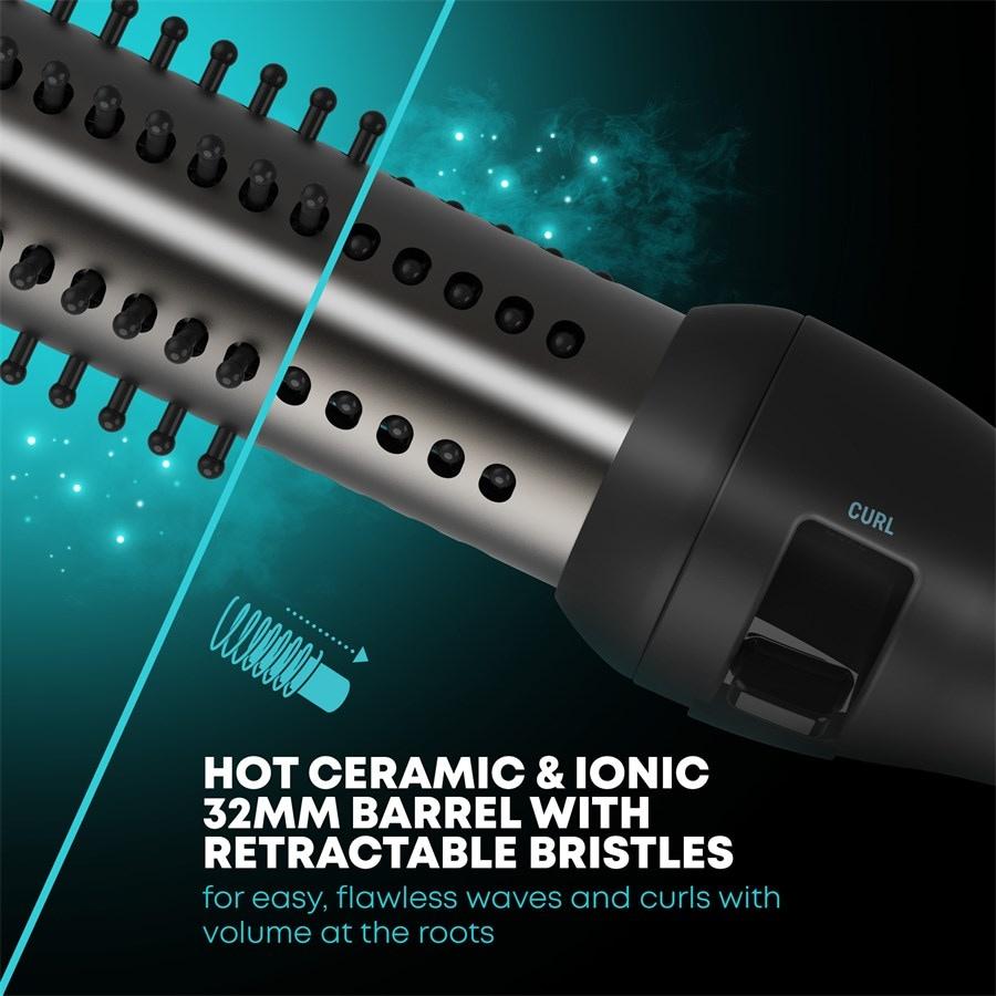 Styler Volume & Wave Keramik Hot Brush von Revamp Professional Clearance-Verkauf