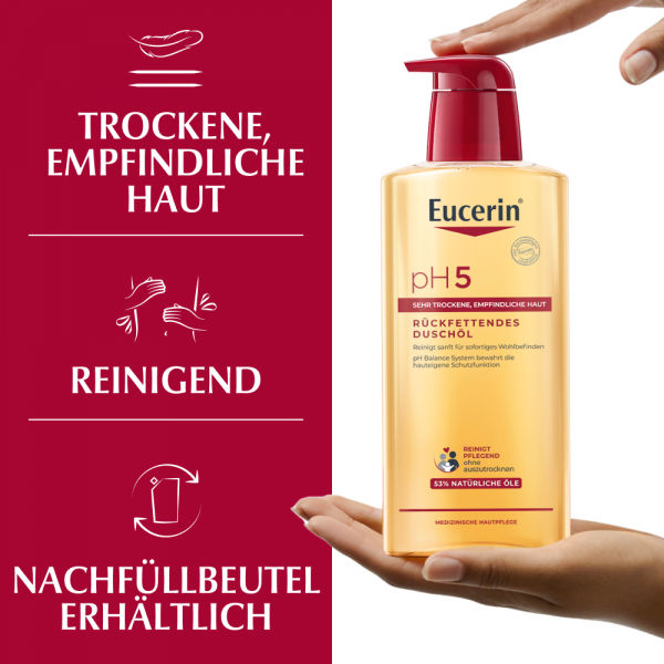 bodyguardapotheke EUCERIN pH5 Duschöl empfindliche Haut m.Pumpe Angebote
