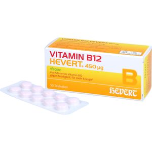 bodyguardapotheke VITAMIN B12 HEVERT 450 μg Tabletten Meist gekauft