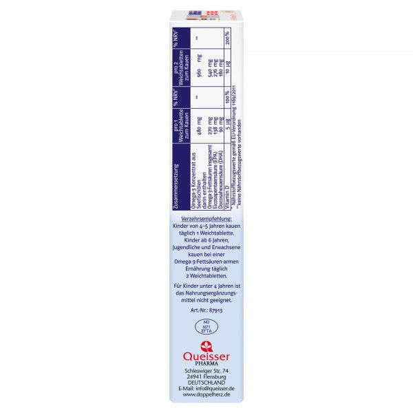 bodyguardapotheke DOPPELHERZ Omega-3 Gel-Tabs family Erdb.Cit.system Fabrikpreis