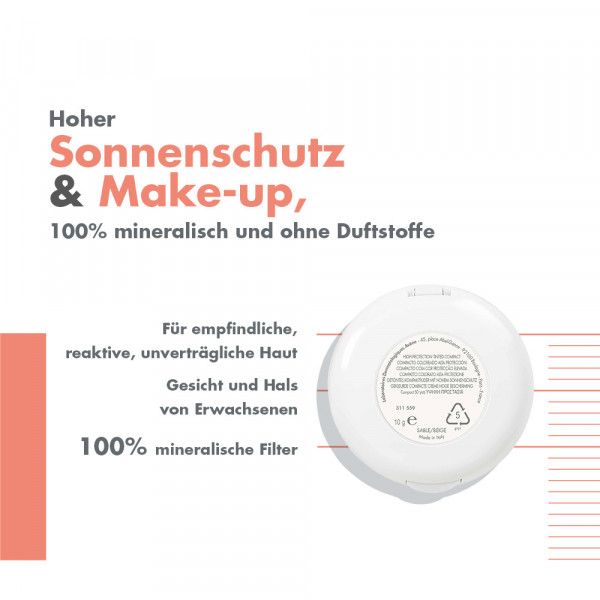 bodyguardapotheke AVENE Kompaktsonnencreme SPF 50 sand 2010 Sonderangebot der Fabrik