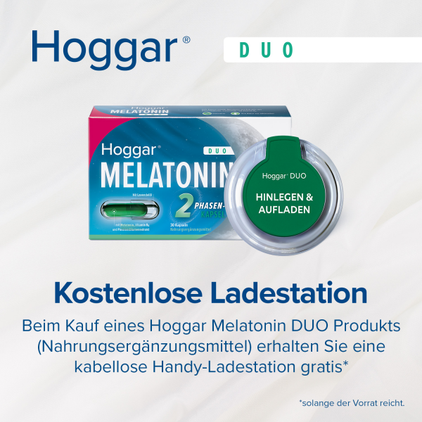 bodyguardapotheke HOGGAR Melatonin DUO Einschlaf-Kapseln Im Verkauf