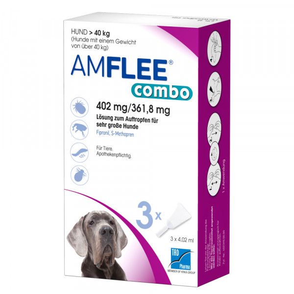 bodyguardapotheke AMFLEE combo 402/361 8mg Lsg.z.Auf.f.Hunde üb.40kg Neueste Mode