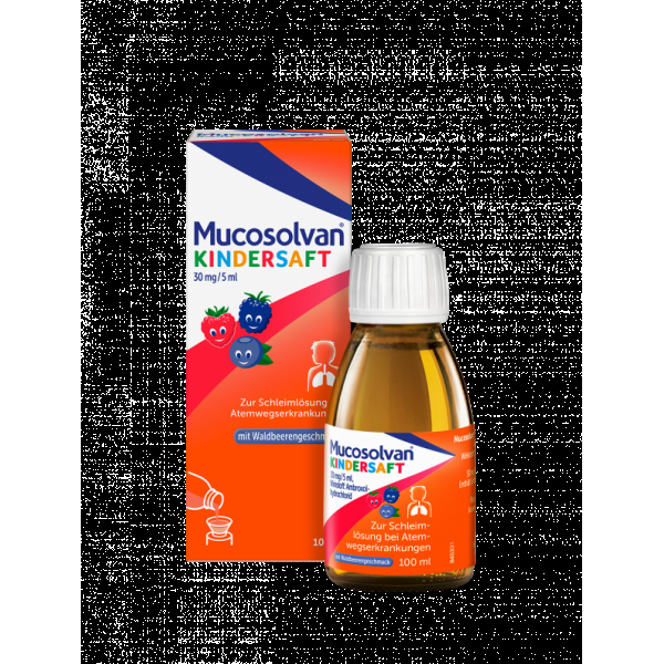 bodyguardapotheke MUCOSOLVAN Kindersaft 30 mg/5 ml zur Schleimlösung bei Atemwegserkrankungen Tägliche Deals