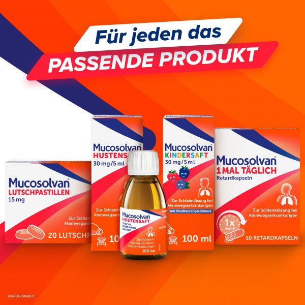 bodyguardapotheke MUCOSOLVAN Kindersaft 30 mg/5 ml zur Schleimlösung bei Atemwegserkrankungen Tägliche Deals