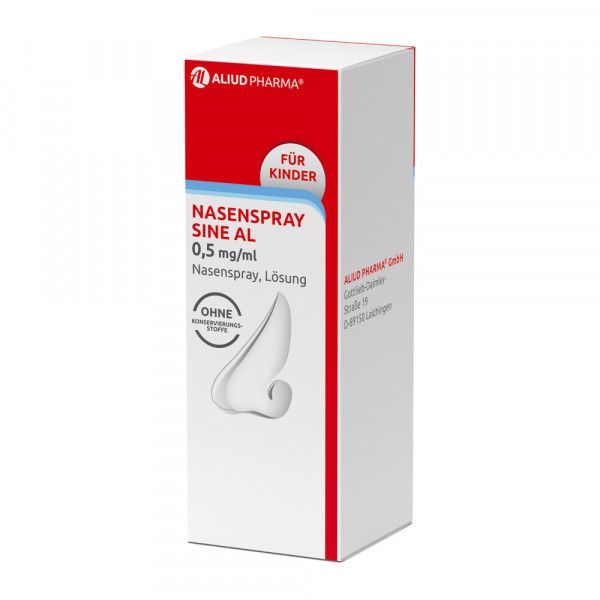 bodyguardapotheke Nasenspray sine AL 0 5 mg / ml bei Schnupfen Sonderangebote
