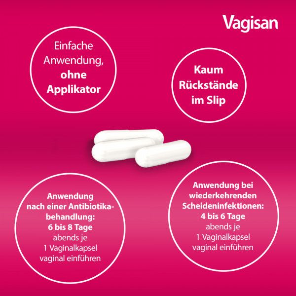 bodyguardapotheke VAGISAN ProbioFlora Milchsäure-Bakter.Vaginalkaps Kostenlose Rückgabe