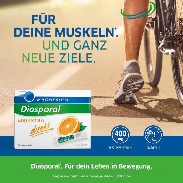 bodyguardapotheke MAGNESIUM DIASPORAL 400 Extra direkt Granulat JETZT KAUFEN