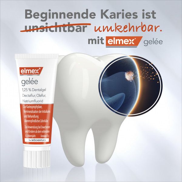 bodyguardapotheke elmex gelée Zahnpasta zum Schutz vor Karies und Zahnschmerzen Nur für heute