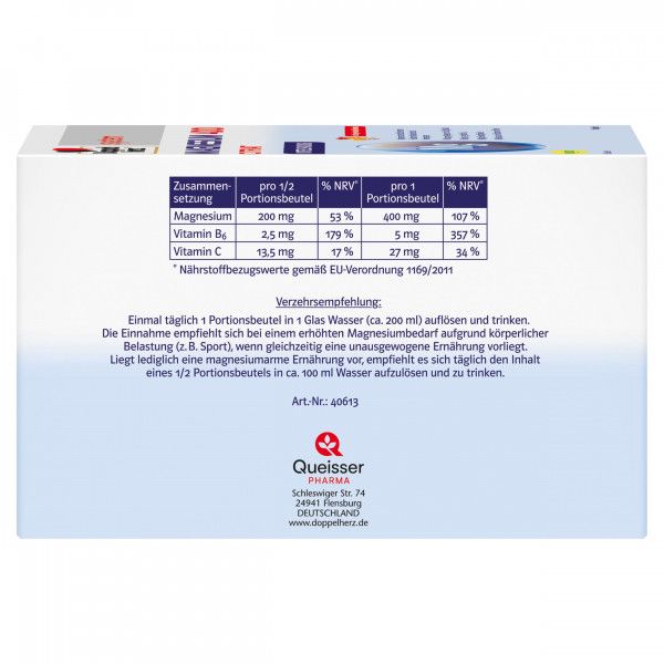 bodyguardapotheke DOPPELHERZ Magnesium 400 Citrat system Granulat Super Rabatt