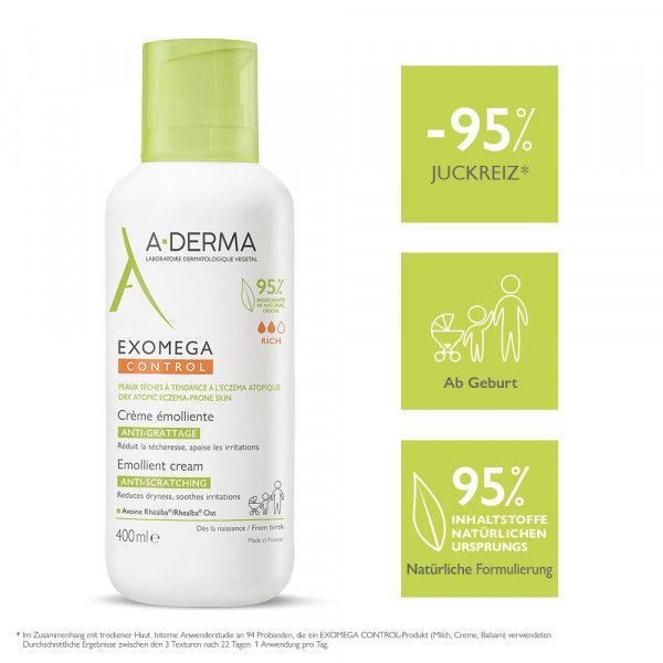 bodyguardapotheke A-DERMA EXOMEGA CONTROL Creme rückfettend Riesige Rabatte