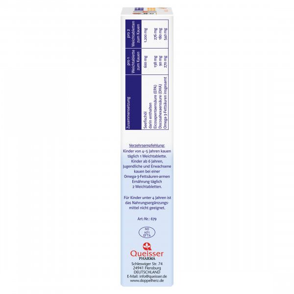 bodyguardapotheke DOPPELHERZ Omega-3 Gel-Tabs family system 50% Rabatt für begrenzte Zeit
