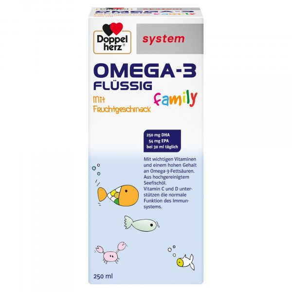 bodyguardapotheke DOPPELHERZ Omega-3 flüssig family system Verkauf