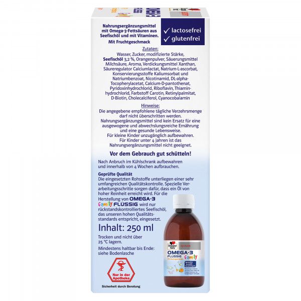bodyguardapotheke DOPPELHERZ Omega-3 flüssig family system Verkauf
