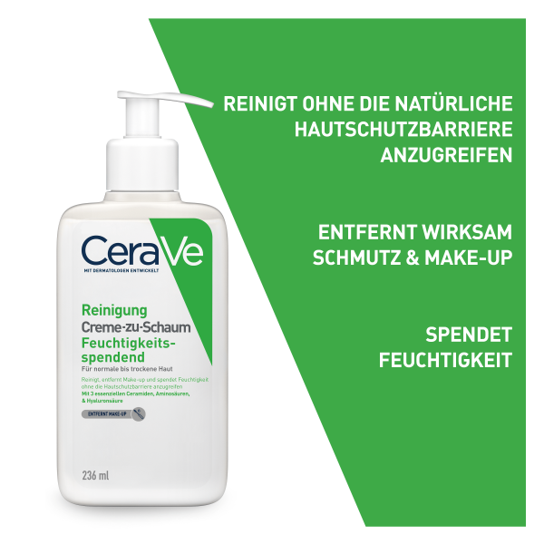 bodyguardapotheke CERAVE Creme-zu-Schaum Reinigung Online Outlet