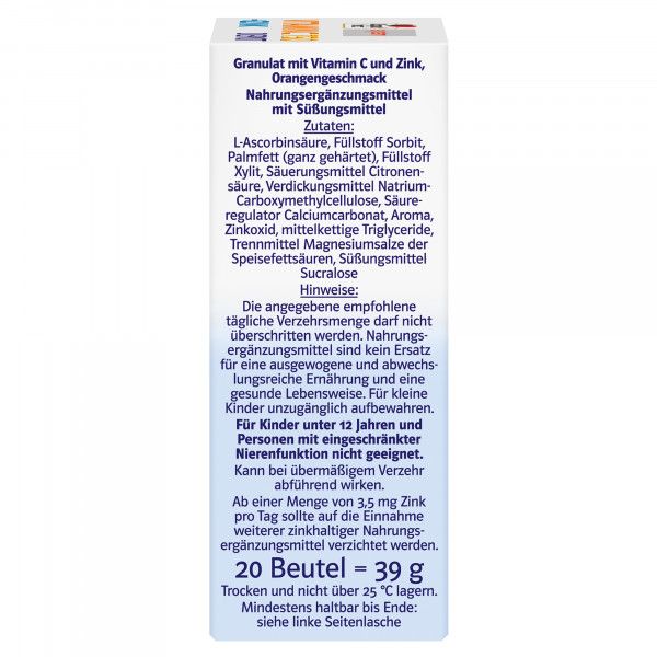 bodyguardapotheke DOPPELHERZ Vitamin C 750 Depot system Pellets VIP-Rabatte