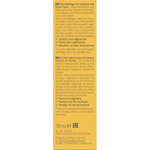 bodyguardapotheke Weleda Coldcream - pflegt und schützt intensiv Letzter Tag