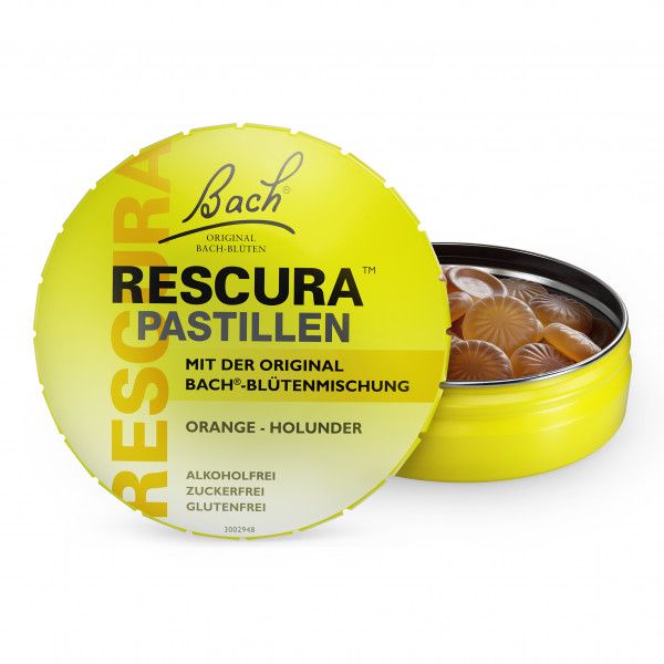 bodyguardapotheke Bach RESCURA® Pastillen Orange-Holunder 50g Auslauf