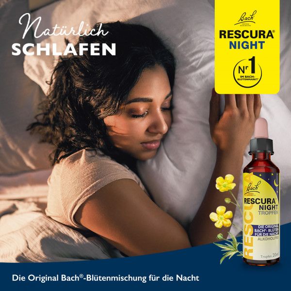 bodyguardapotheke Bach RESCURA® NIGHT Tropfen alkoholfrei 10ml Meist gekauft