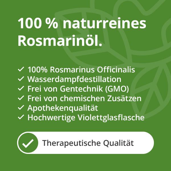 bodyguardapotheke ROSMARIN ÖL naturrein ätherisch Kostenloser Versand