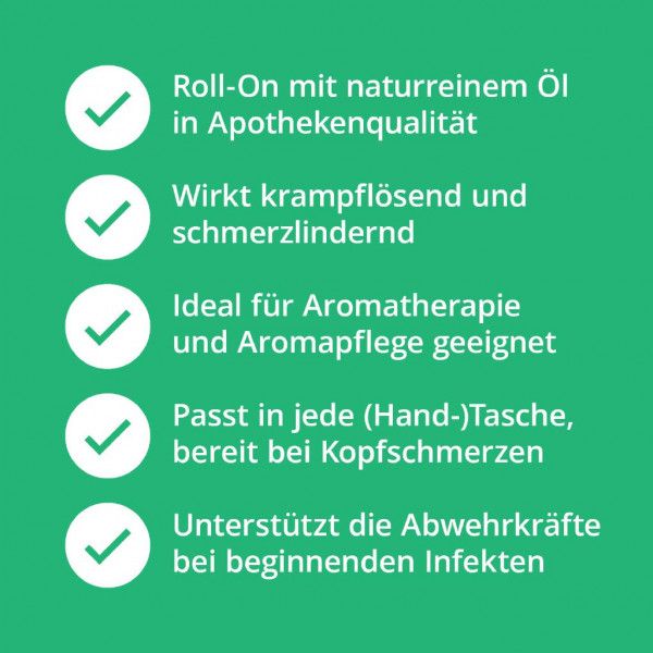 bodyguardapotheke PFEFFERMINZ ÖL Roll-on Rabatt