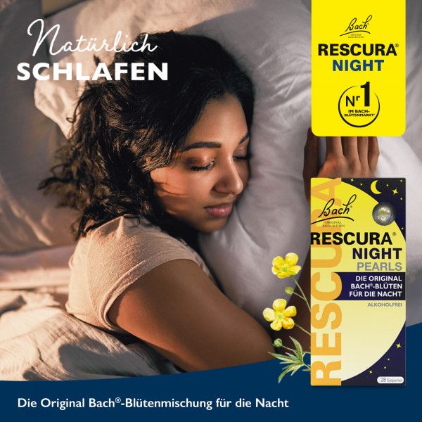 bodyguardapotheke Bach RESCURA® NIGHT Pearls 28 Gelperlen Günstig kaufen