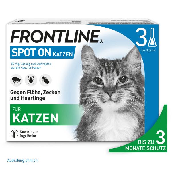 bodyguardapotheke FRONTLINE SPOT-ON gegen Zecken und Flöhe für Katzen Online Outlet