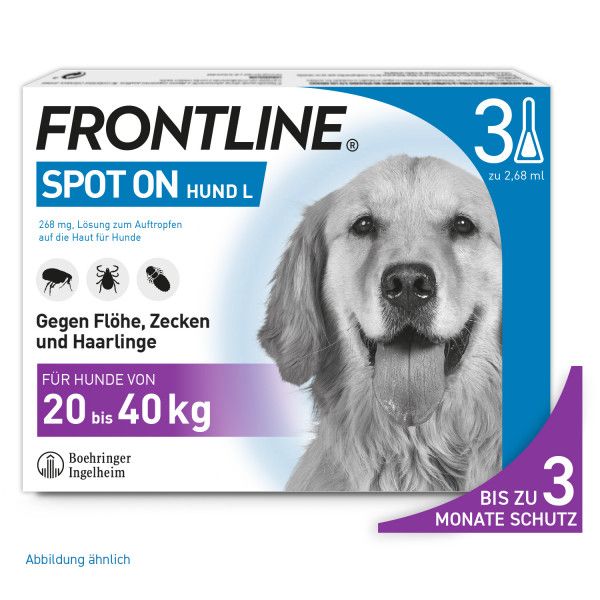 bodyguardapotheke FRONTLINE SPOT-ON gegen Zecken und Flöhe für Hunde L Exklusive Angebote