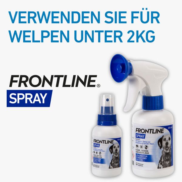 bodyguardapotheke FRONTLINE Spray gegen Zecken und Flöhe für Hunde und Katzen Sonderangebote
