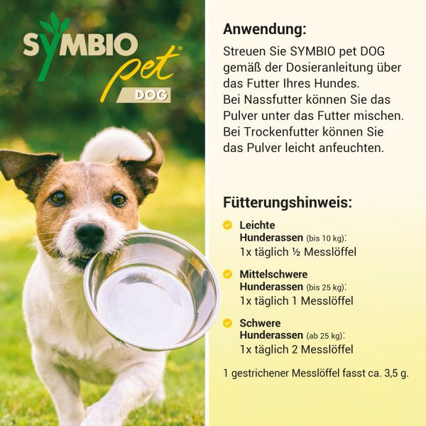 bodyguardapotheke SYMBIOPET dog Ergänzungsfutterm.Pulver f.Hunde Letzte 3 Tage