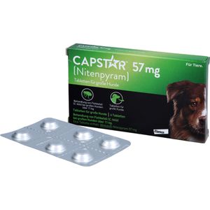 bodyguardapotheke CAPSTAR 57 mg Tabletten f.große Hunde Sonderangebot der Fabrik
