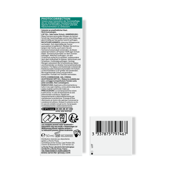 bodyguardapotheke LA ROCHE-POSAY Anthelios Oil Correct Gel LSF 50+ Nur noch ein Tag übrig