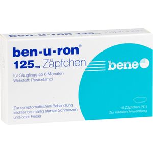 bodyguardapotheke BEN-U-RON 125 mg Zäpfchen Hotsell