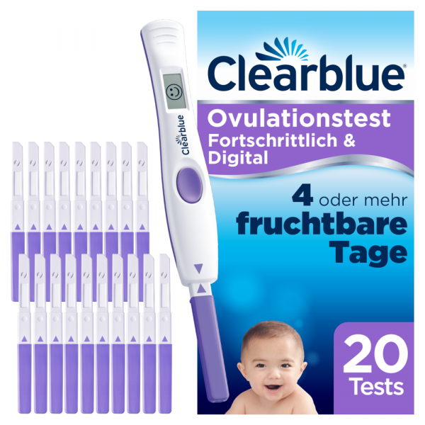 bodyguardapotheke CLEARBLUE Ovulationstest fortschrittlich & digital Schlussverkauf