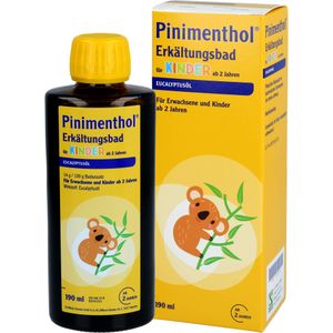 bodyguardapotheke PINIMENTHOL Erkältungsbad für Kinder ab 2 Jahre Eucalyptus Limitierter Zeitrabatt