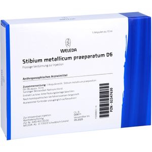 bodyguardapotheke STIBIUM METALLICUM PRAEPARATUM D 6 Ampullen Wochenangebot
