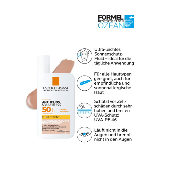 bodyguardapotheke LA ROCHE-POSAY Anthelios Inv.Fluid get.UVMune LSF50+ Clearance-Verkauf